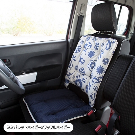 ハイバックシートクッション 洗える 日本製 かわいい おしゃれ ココトリコ人気柄 かわいいカー用品 カー雑貨のお店 ココトリコ